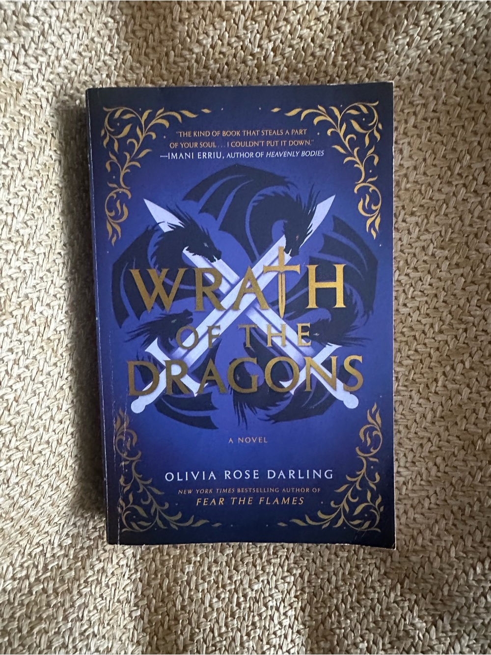 Wrath of the Dragons: A Novel by Olivia Rose Darling. Paperback 2026 Very good